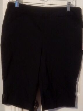 NWT Briggs New York Petite Black Skirt